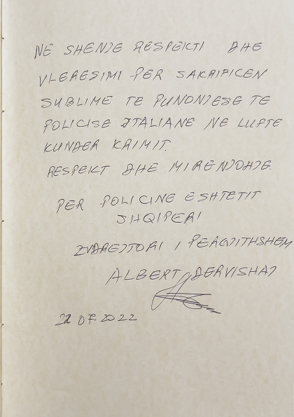 Dedica Albert Dervisha